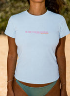 I Like Your Iguana Baby Tee - Blue S -