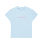 I Like Your Iguana Baby Tee - Blue S -