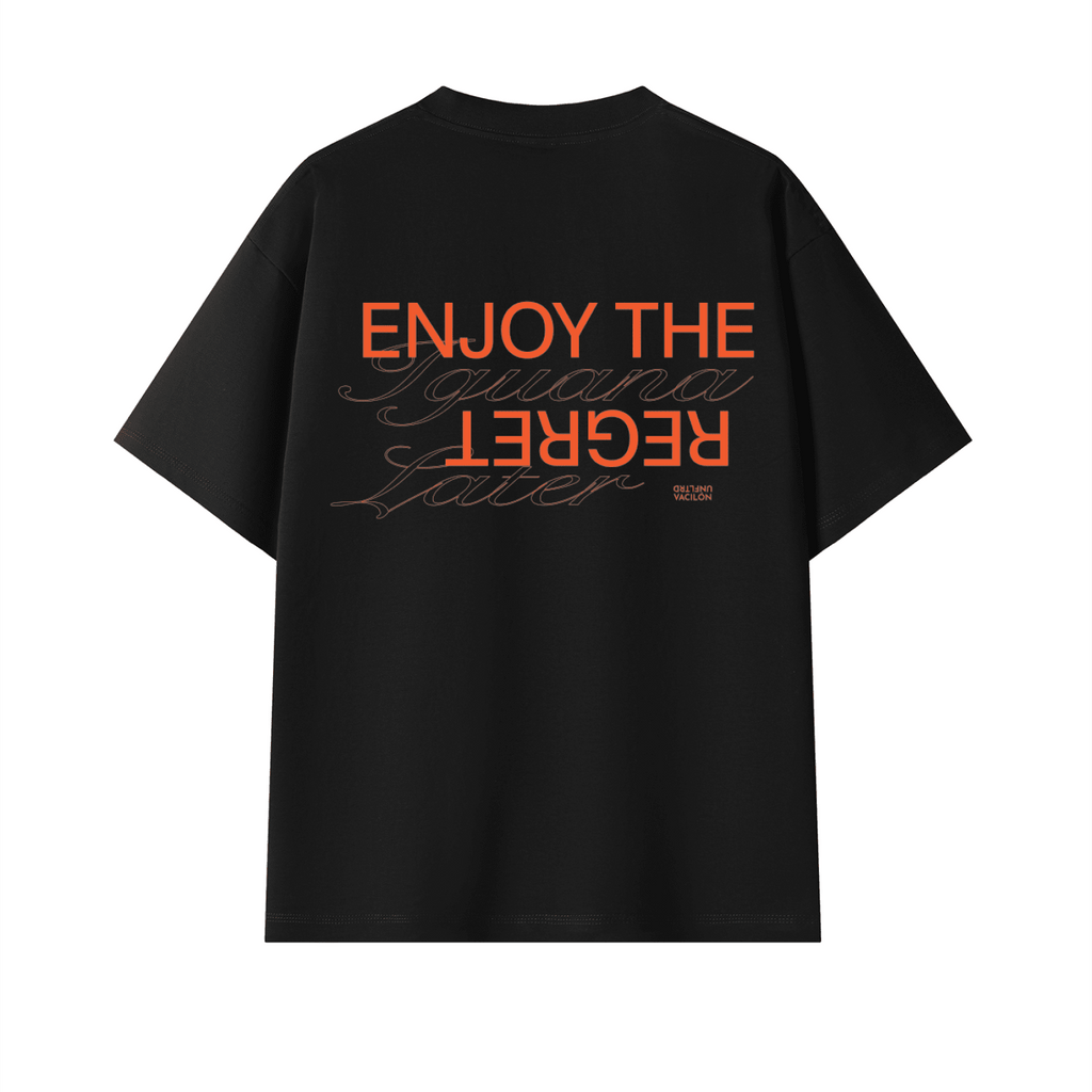 Iguana & Coquí <3 Oversize Tee - Black XL -