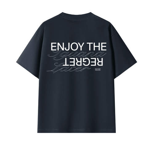 Iguana & Coquí <3 Oversize Tee - Navy S -
